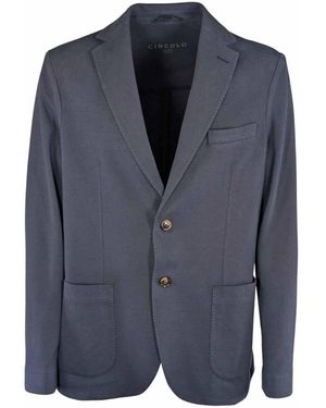 Circolo 1901 G.Dyed Oxford Blazer - Blue