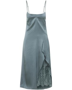 Acne Studios Viscose Midi Dress - Blue