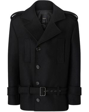 Pinko Tornado Coat - Black