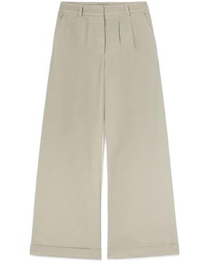 Palm Angels Cotton Trousers - White