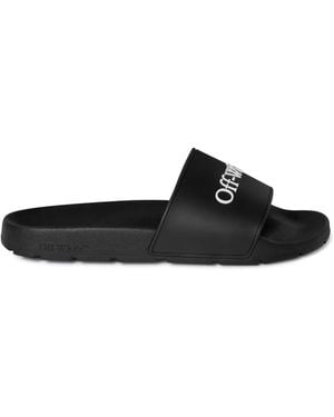 Off-White c/o Virgil Abloh Bookish Sliders - Black