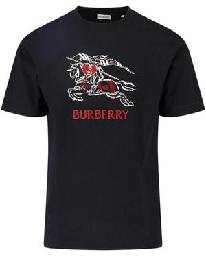 Burberry T-Shirt Logo - Black