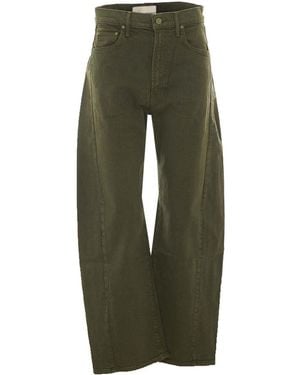 Mother Vaqueros Rectos - Verde