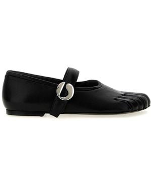Coperni Five-Toe Ballet Flats - Black
