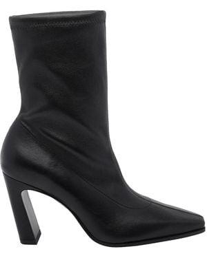 Stuart Weitzman Stassi Stretch Pump Booties - Black