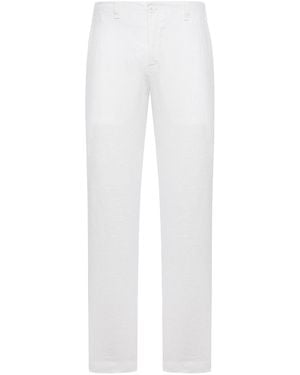 Transit Regular-Fit Linen Pants - White