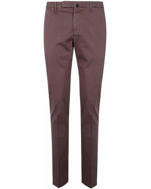 Incotex Slim Fit Pants - Purple