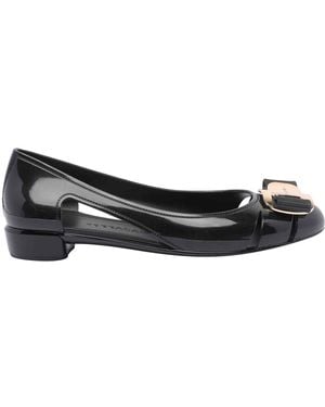 Ferragamo Nara Jelly Ballets - Black