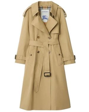Burberry Jacket Fitzrovia Long - Natural