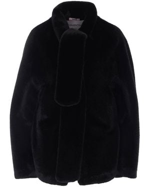 VALENTINI 1972 Faux Fur Jacket - Black
