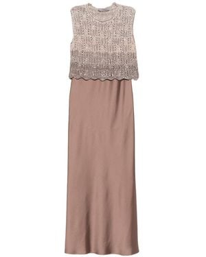 D. EXTERIOR Dress - Brown