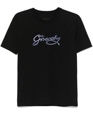 Givenchy Snake-Print T-Shirt - Black