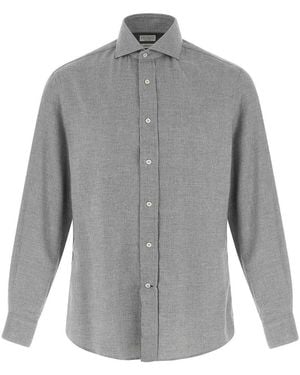 Brunello Cucinelli Cotton Shirt - Grey
