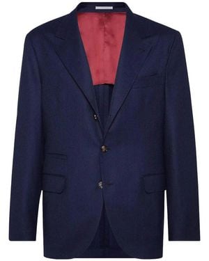 Brunello Cucinelli Deconstructed Blazer - Blue
