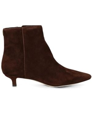 Ralph Lauren Frncsa Heeled Ankle Bootie - Brown