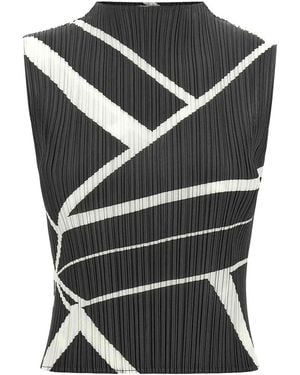 Pleats Please Issey Miyake Camicetta - Grigio
