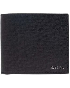 Paul Smith Leather Bifold Wallet - Blue