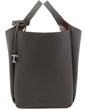 Tod's Small Leather Bucket Bag - Black