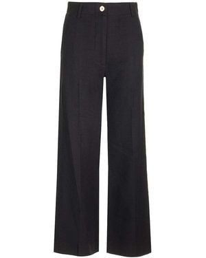 Patou Stretch Tweed Pants - Blue