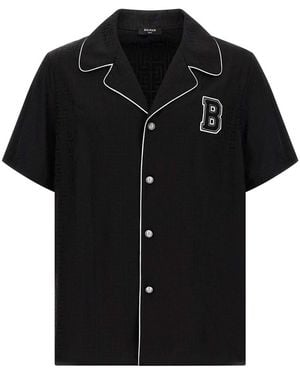 Balmain Varsity' Shirt - Black