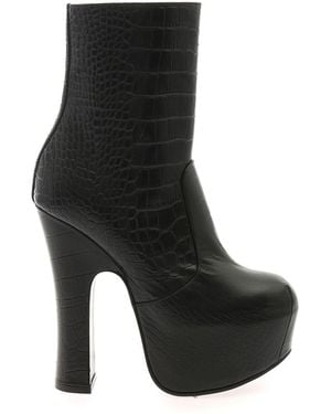 Vivienne Westwood Elevated Ankle Boots - Black
