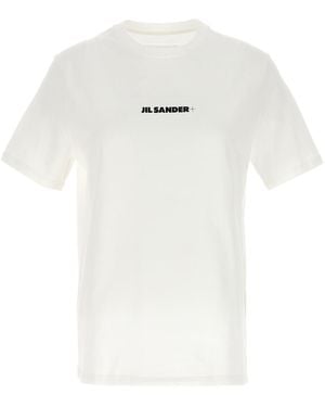 Jil Sander Cotton Crew Neck T-Shirt - White
