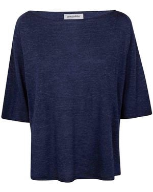 Gentry Portofino Knit Jumper - Blue