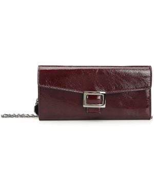 Roger Vivier Belle Vivier Wallet - Purple