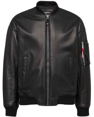 DSquared² Leather Jackets - Black