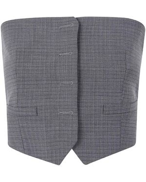 Alexander Wang Bustier Vest - Grey