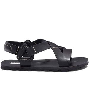 サンダル JIL SANDER Men Sandals J32WP0001 P5057 001 Black Jil Sander Sandals and Slides for Men | Online Sale up to 74