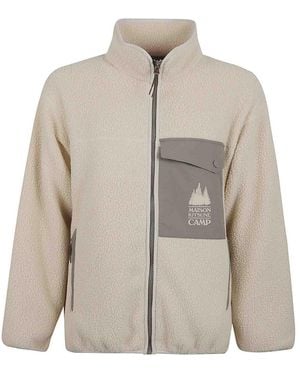 Maison Kitsuné Casual Fleece Jacket - Natural