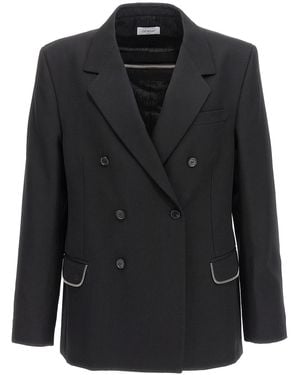 Off-White c/o Virgil Abloh Ow Emb' Blazer - Black