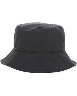 Moschino Logo Bucket Hat - Black