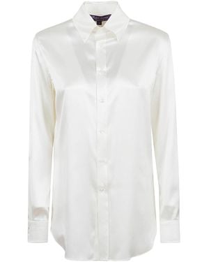 Polo Ralph Lauren Stretch Silk Shirt - White