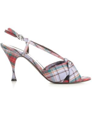 Vivienne Westwood Marylin Linen Sandals - White