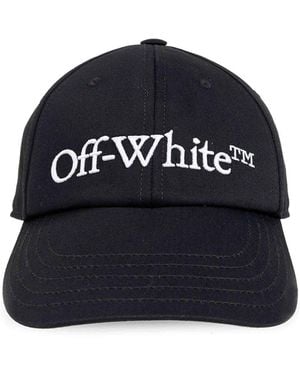 Off-White c/o Virgil Abloh Logo-Embroidered Cotton Cap - Black