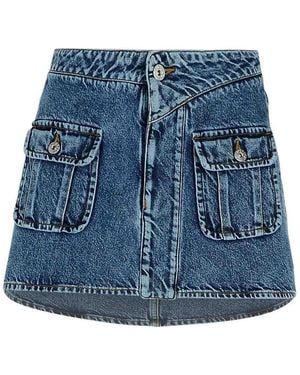 JW Anderson Denim Miniskirt - Blue