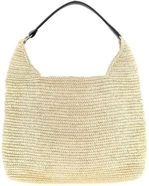 Maison Michel Cristiana Shoulder Bag - Natural