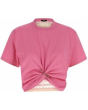 Versace Underwater Barocco T-Shirt - Pink