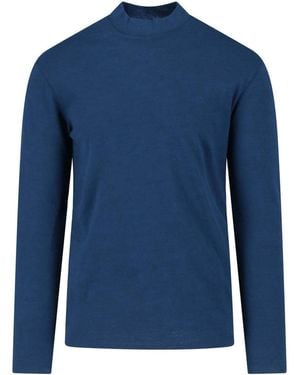 Jil Sander Wool Blend Sweater - Blue