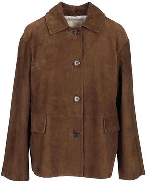 Max Mara Suede Jacket - Brown