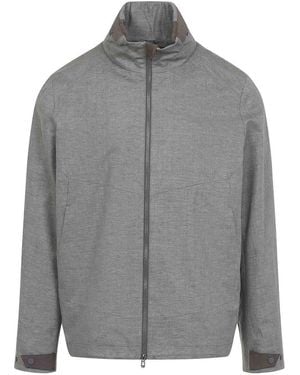 Sease Laminated Jacket - Grey