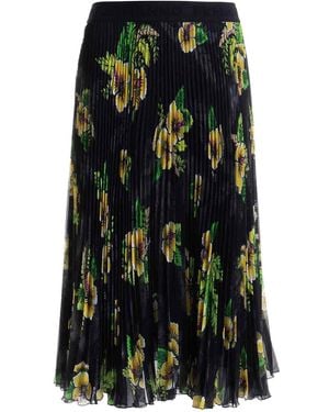 Ermanno Scervino Loose Fit Floral Jacket - Black