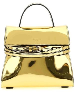 Moschino Tie Me Handbag - Metallic