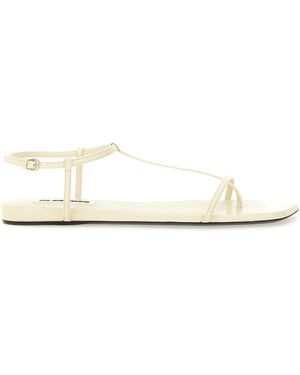 Jil Sander Leather Sandal - Natural