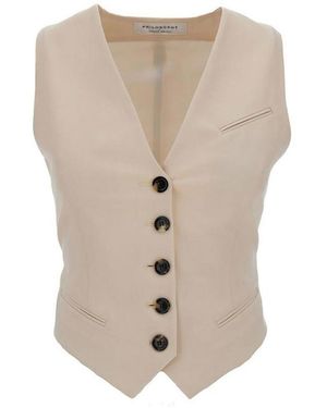 Philosophy Di Lorenzo Serafini 5-Button Vest - Natural