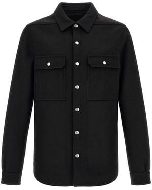 Rick Owens Overshirt Jacket - Black