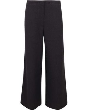 NOUMENO CONCEPT Tailored Raw-Cut Trousers - Blue
