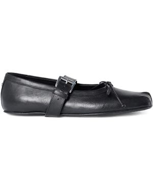 Ann Demeulemeester Zoey Ballerinas With Belt - White